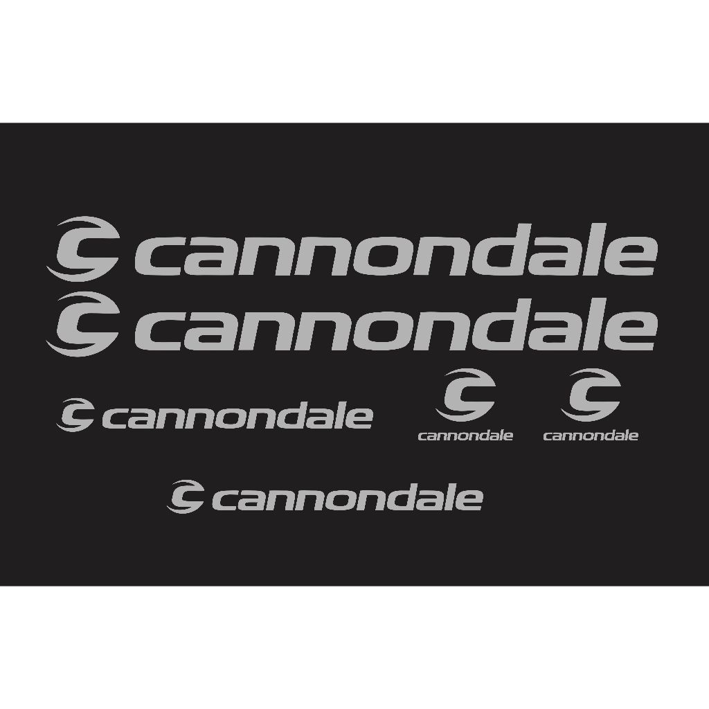 Cutting stiker sepeda cannondale