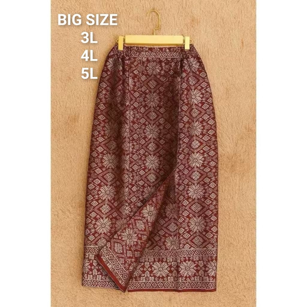 BIG SIZE / ROK SONGKET SPAN JUMBO / ROK SONGKET JUMBO / ROK SONGKET SPAN JUMBO / ROK SONGKET MELAYU 
