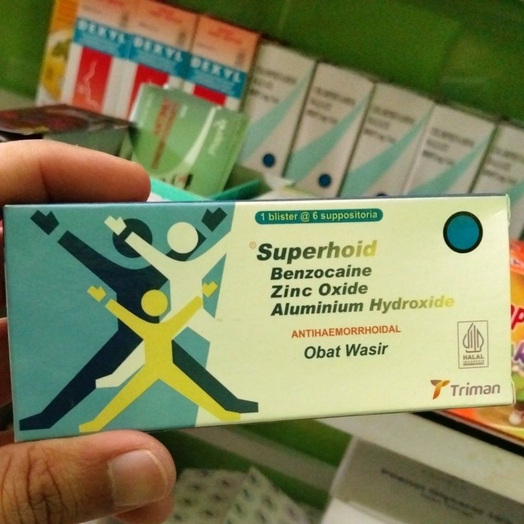 ®Superhoid Supp (Obat Nyeri/Sakit Wasir Luar/Dalam, Ambeien)