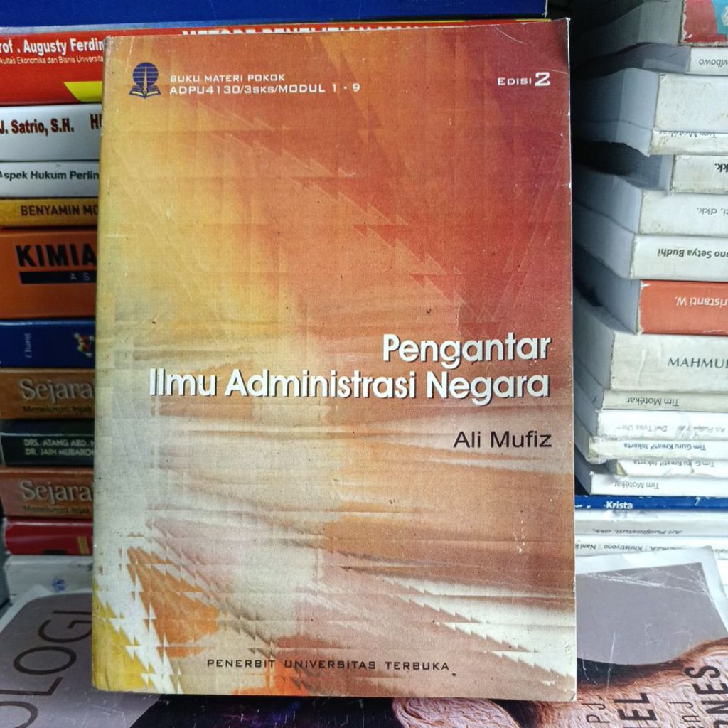 BUKU PENGANTAR ILMU ADMINISTRASI NEGARA ALI MUFIZ