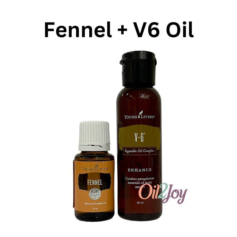 Dilute Fennel + V6 5ml 10ml 15ml YL YLEO Essential Oil Roll On