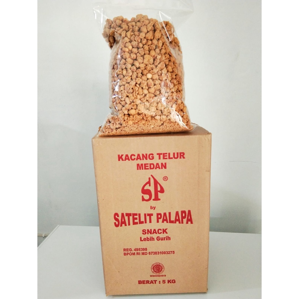 Kartonan Kacang Telur Medan 5Kg renyah enak murah (ds bgr)