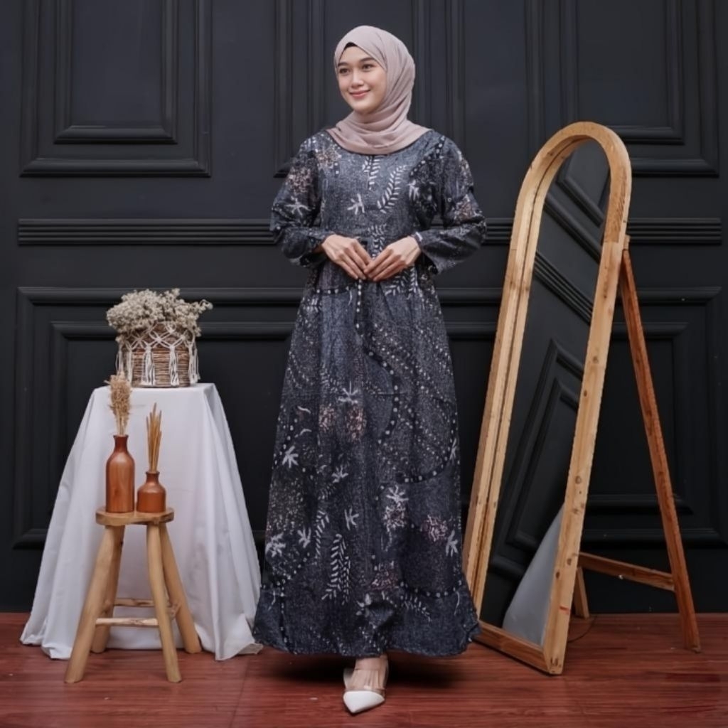 gamis batik modern wanita