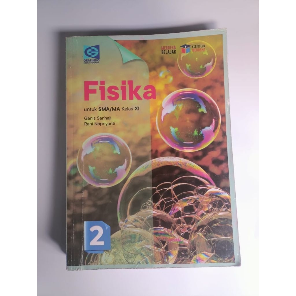 buku fisika kelas 11/2  SMA penerbit Grafindo kurikulum merdeka