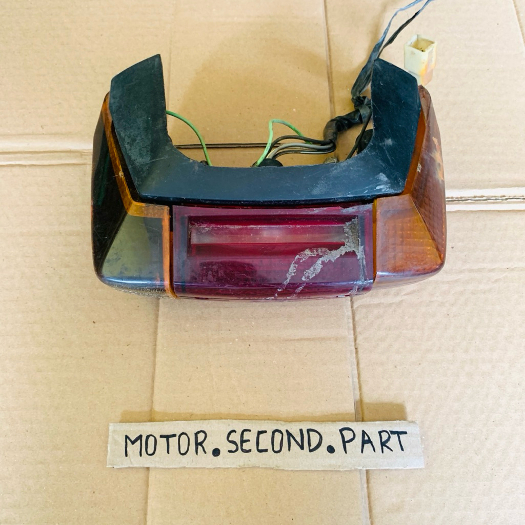 Stoplamp Lampu Assy Stop Belakang Suzuki RC 100 Bravo Jet Cooled Original Copotan Motor