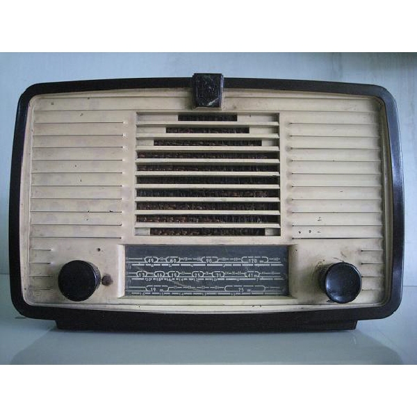 Unik Model Radio Phillips tube art deco style era 40 'an