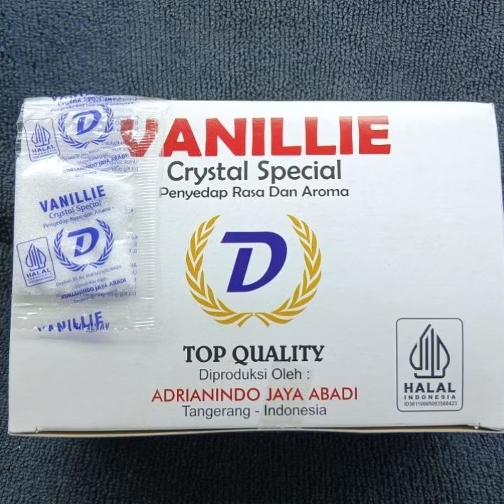 VANILI D SACHET ISI 100 ( 1 KOTAK )
