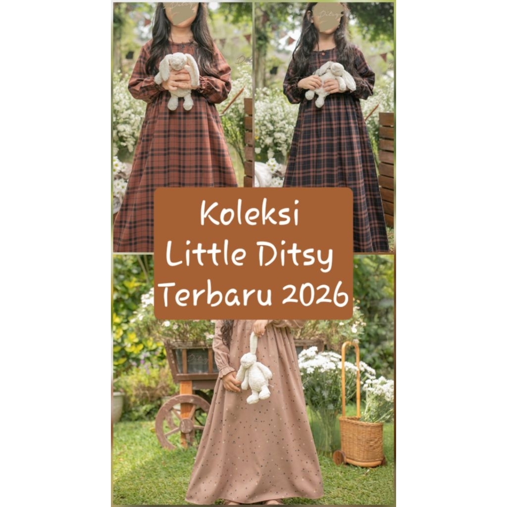 Little Ditsy Koleksi 2026| Daster Anak | Dress Anak | Gamis Anak | Baju Koko Anak