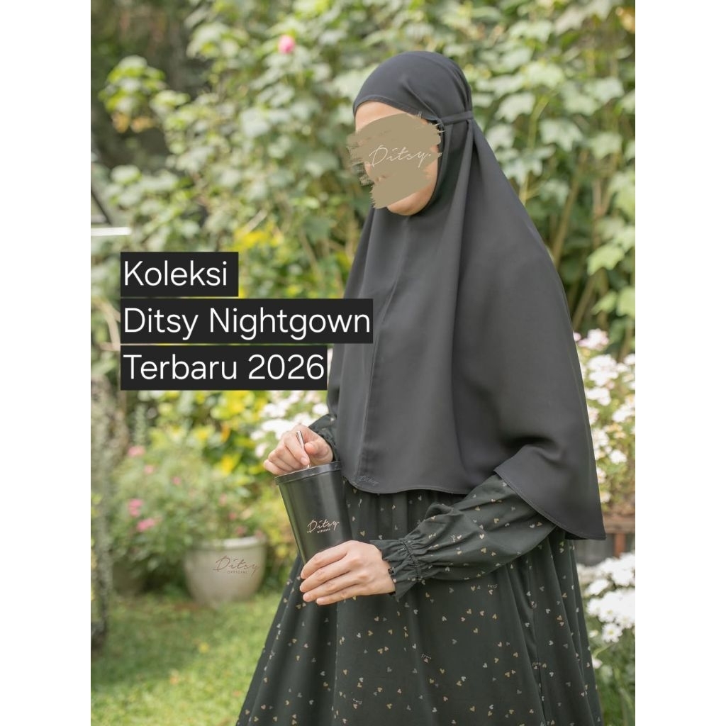 Ditsy Nightgown Terbaru 2026 | Daster Adem | Gamis | Dress | Baju Muslim