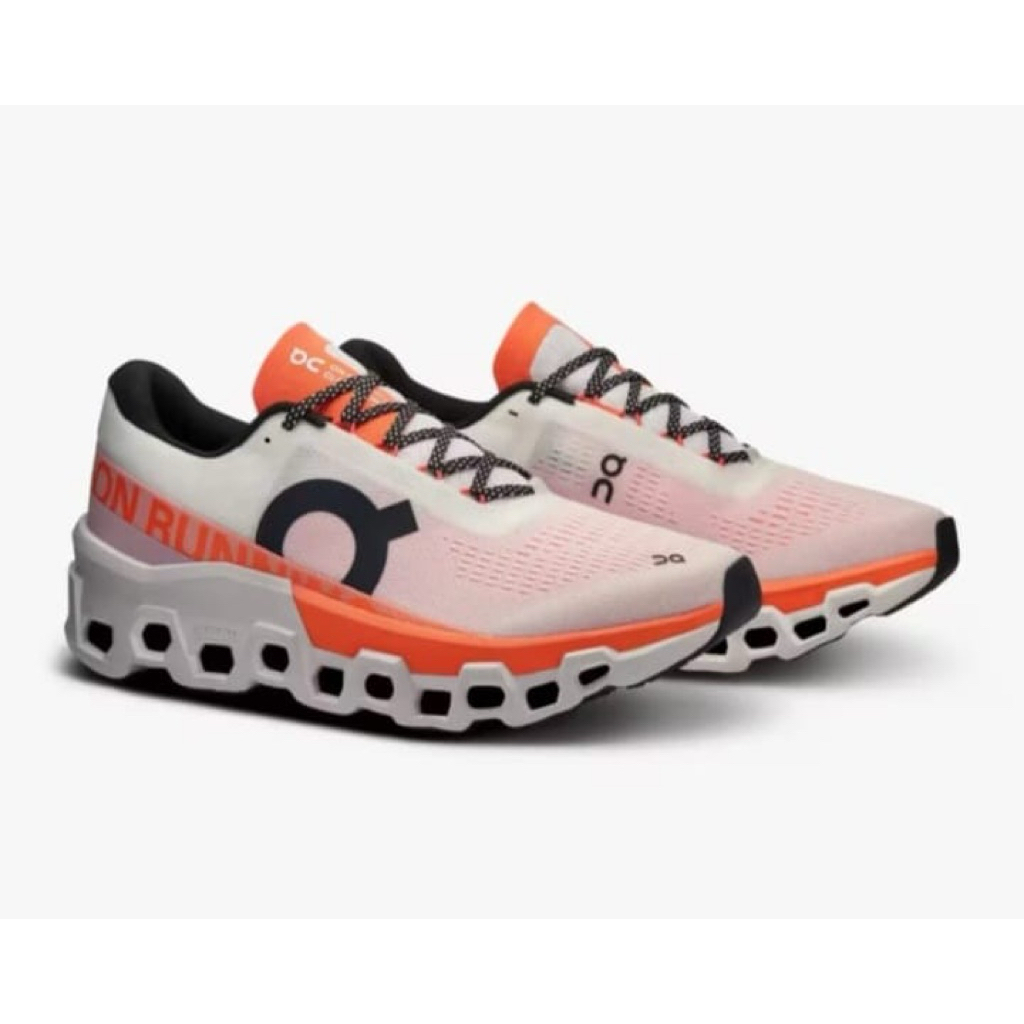 Sepatu Running OC CLOUD MONSTER 2 White Orange