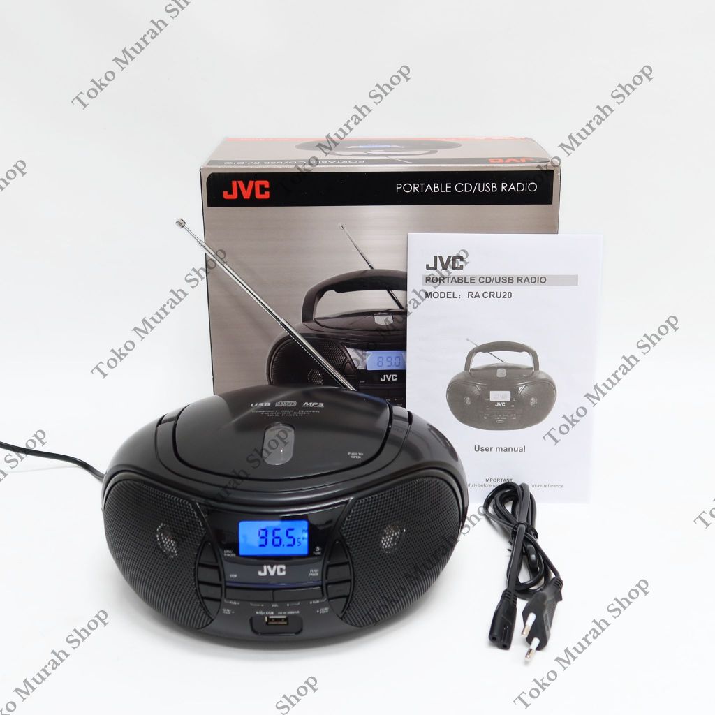 Boombox JVC RA CRU20 Soundmachine JVC RA-CRU20 Radio CD Player Original
