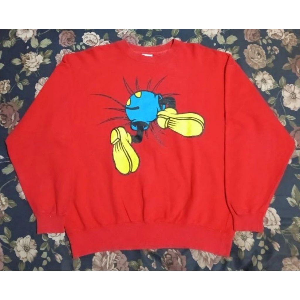 Crewneck Disney Vintage 90s Red