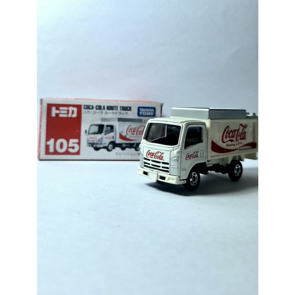 Tomica No 105 Coca Cola Isuzu Elf Truck
