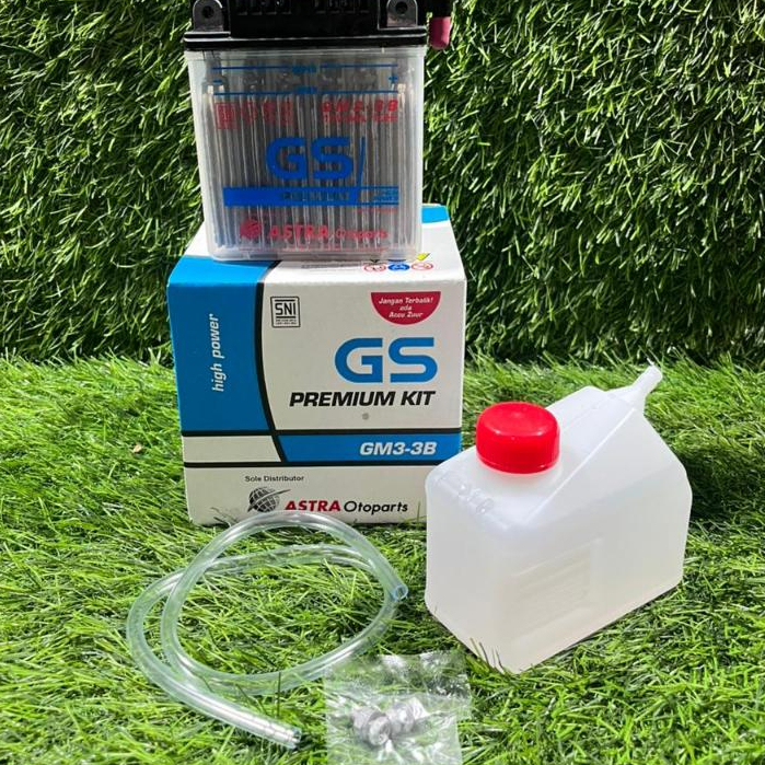 AKI RX KING 12 VOLT BATRAI RX KING NINJA SATRIA KONVENSIONAL BASAH GS GM3-3B