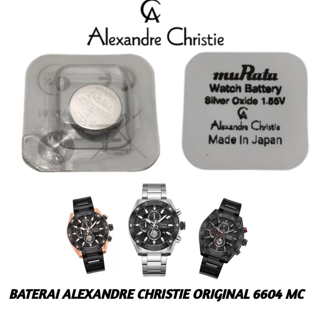 Baterai Alexandre Christie original 6604 MC