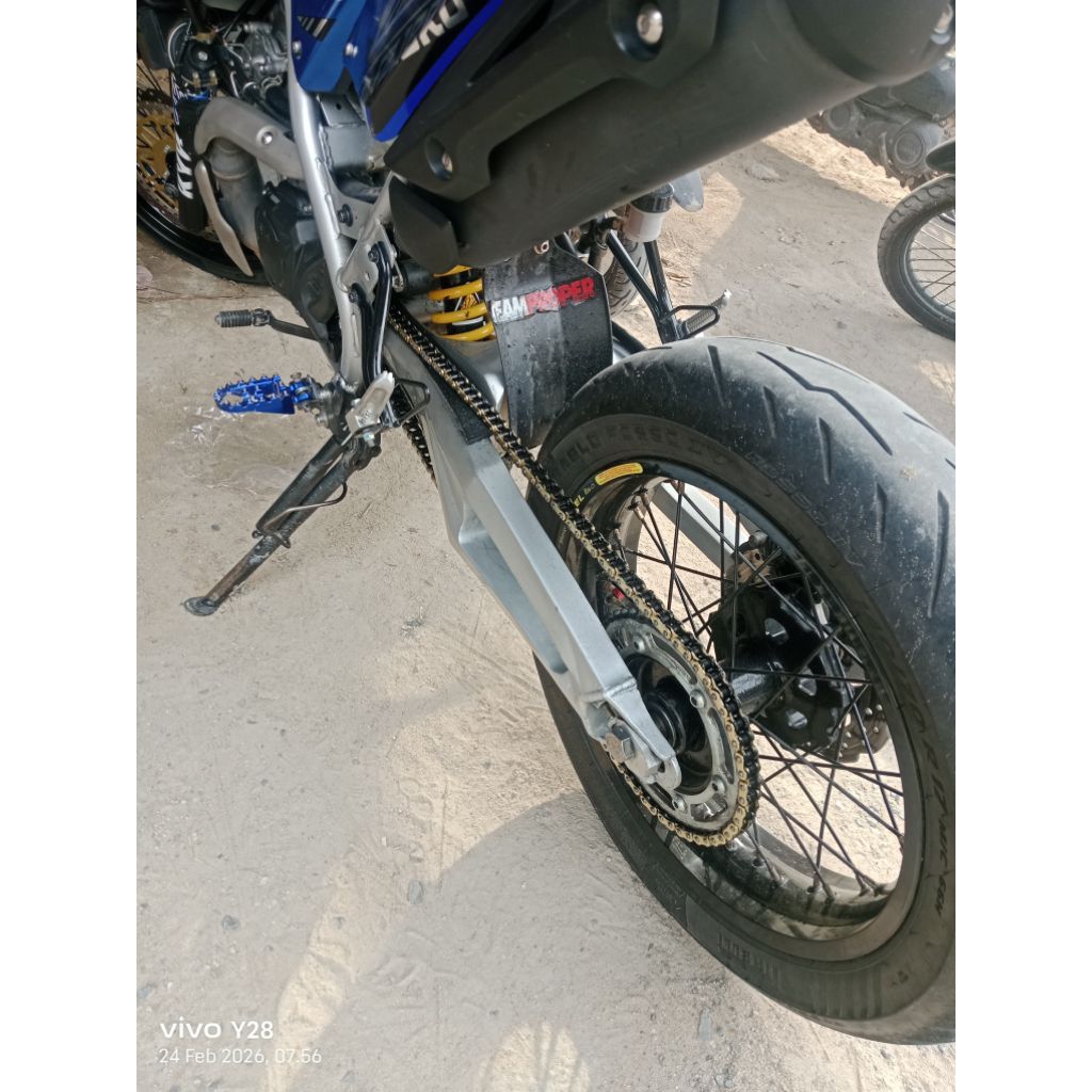 swing arm Aprilia copy Lislas PNP ke Yamaha WR155