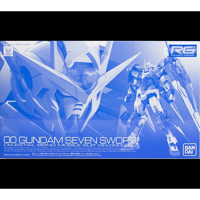 RG 00 Gundam Seven Sword Tamashi Ltd