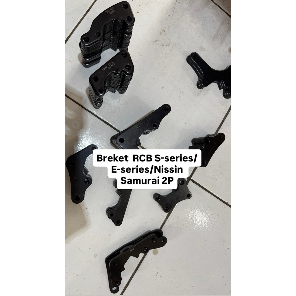 breket kaliper NlSSIN SAMURAI/RCB E-series/RCB S-series PNP NMAX AEROX DEPAN BELAKANG CB150 CB150R M