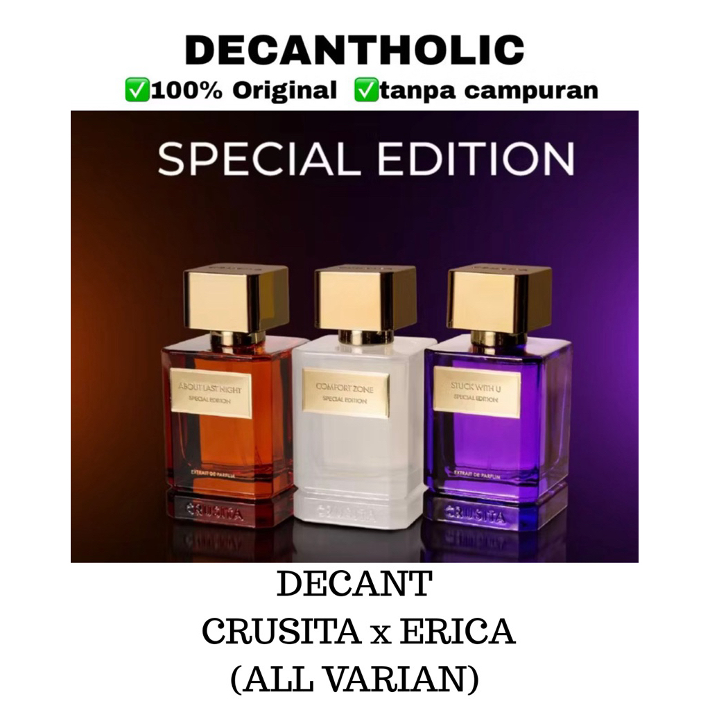 decant CRUSITA ERICA size 0.25 ml STUCK WITH YOU ABOUT LAST NIGHT COMFORT ZONE