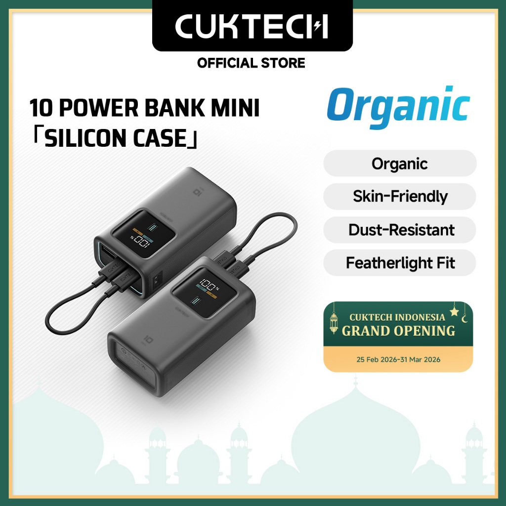 [Promo Grand Opening] CUKTECH Original Silicone Case for Powerbank - 10 Mini
