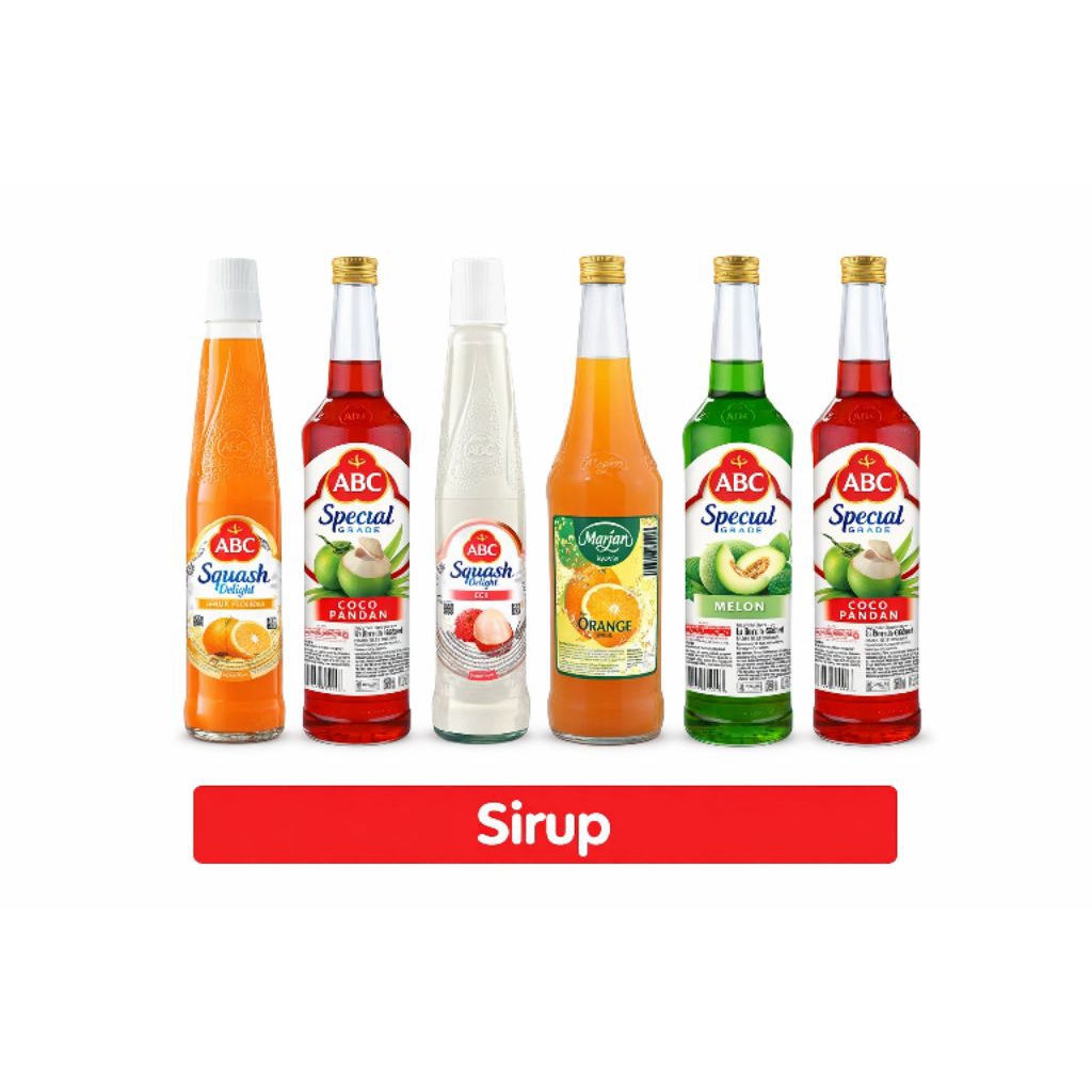 Sirup Promo termurah Merek ABC/Marjan