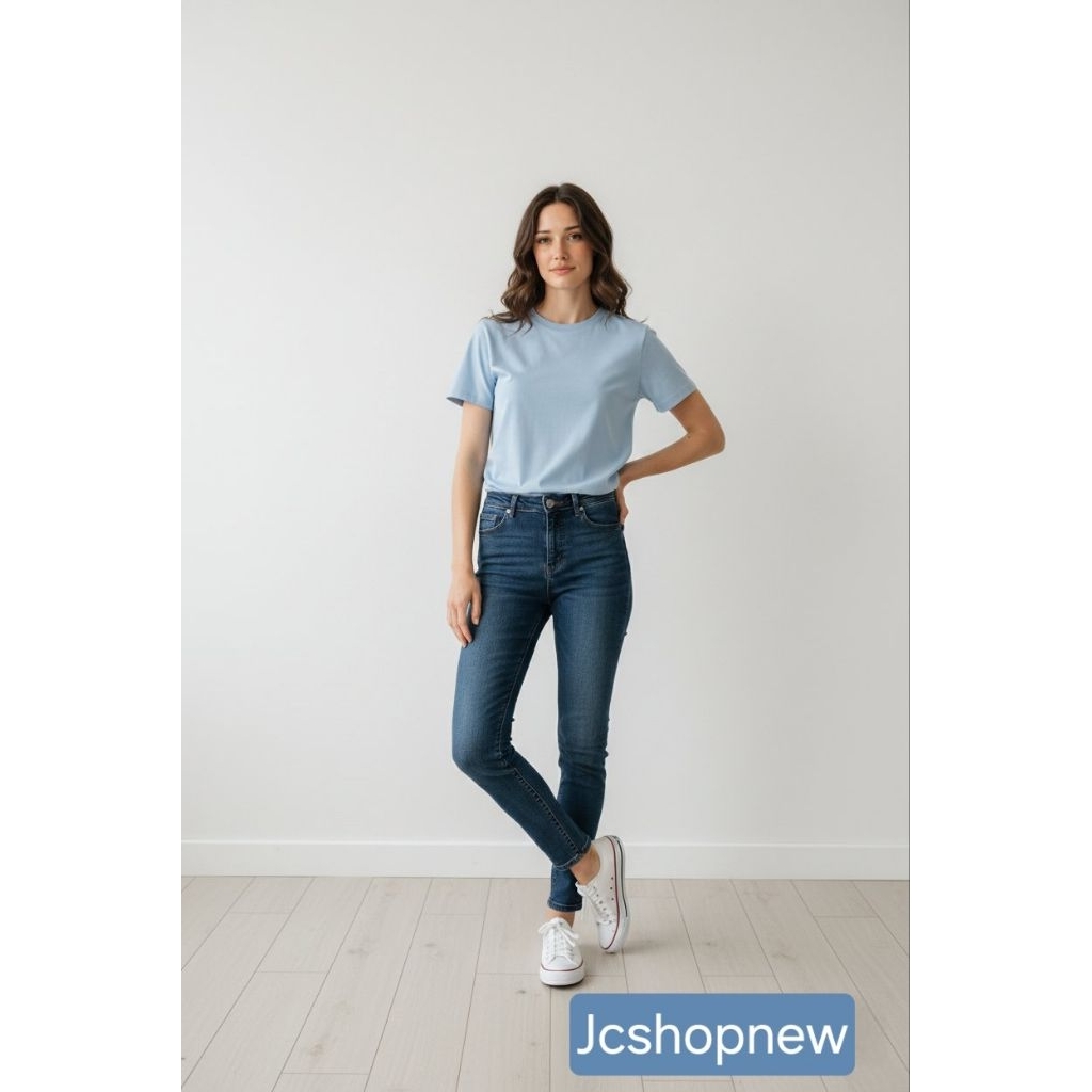 KAOS GIANT BASIC BIRU MUDA