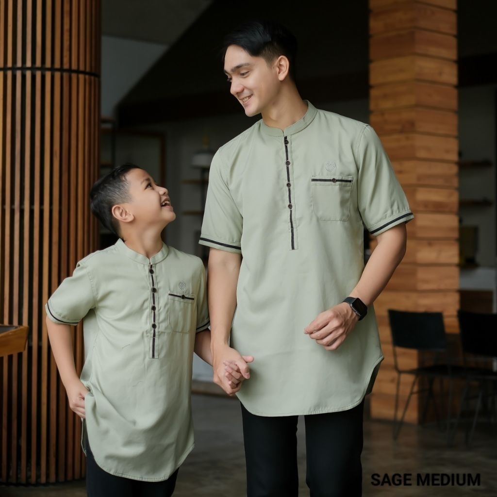 Kurta Anak Model Kemeja Koko Pakistan Baju Koko Couple Ayah Anak Terbaru