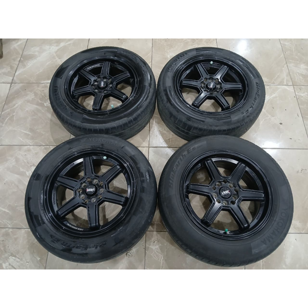 velg mobil bekas hsr minar ring 16 5x114 5x100 murah berkualitas ban bonus cocok untuk xpander inova