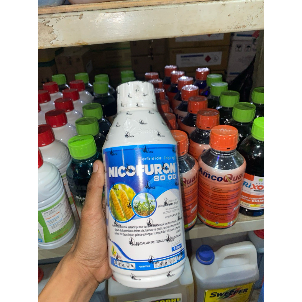 HERBISIDA SISTEMIK SELEKTIF JAGUNG NICOFURON 80 OD - 1LITER