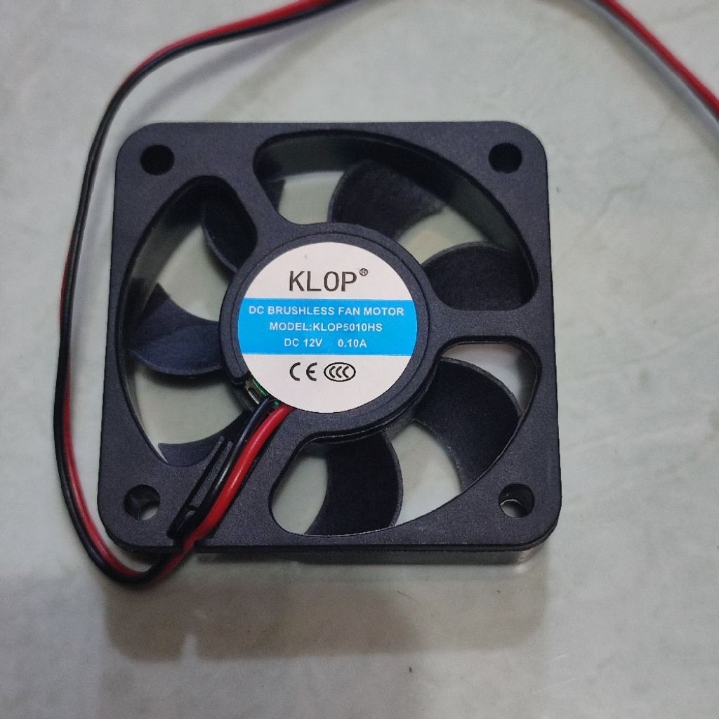 Fan Kipas DC 5cm 12V KLOP/STS DC Brushless Fan Motor DC 8cm 12V