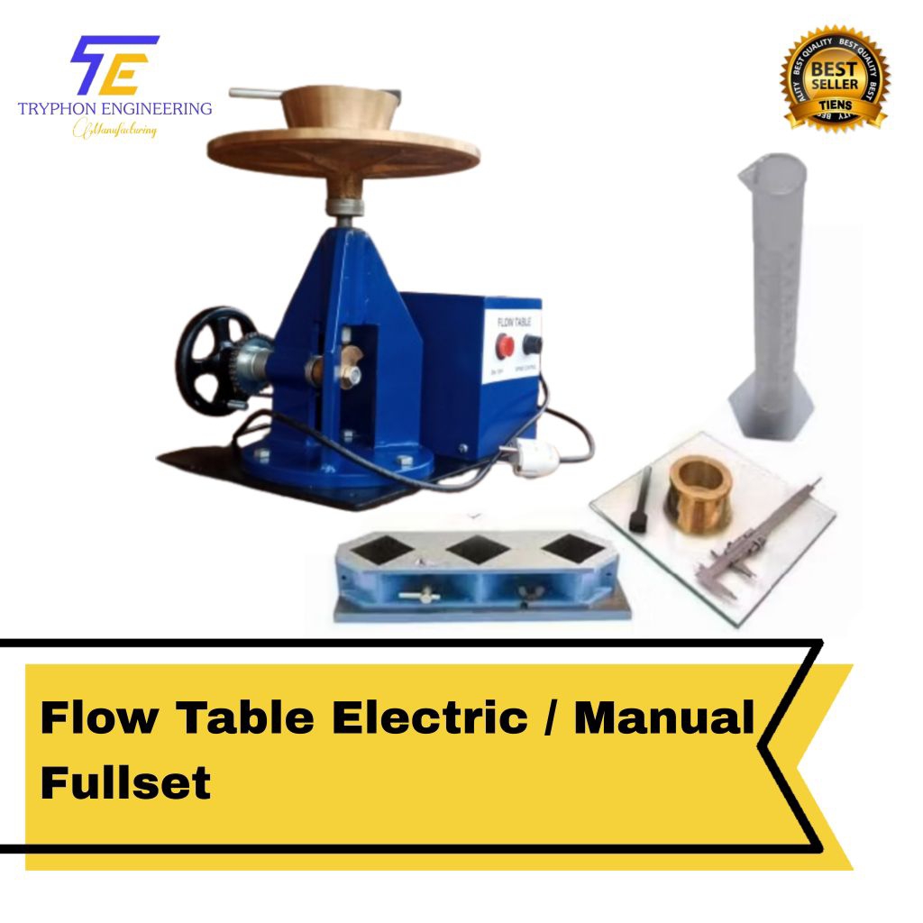 Flow Table Elektric Peralatan lab Teknik Sipil