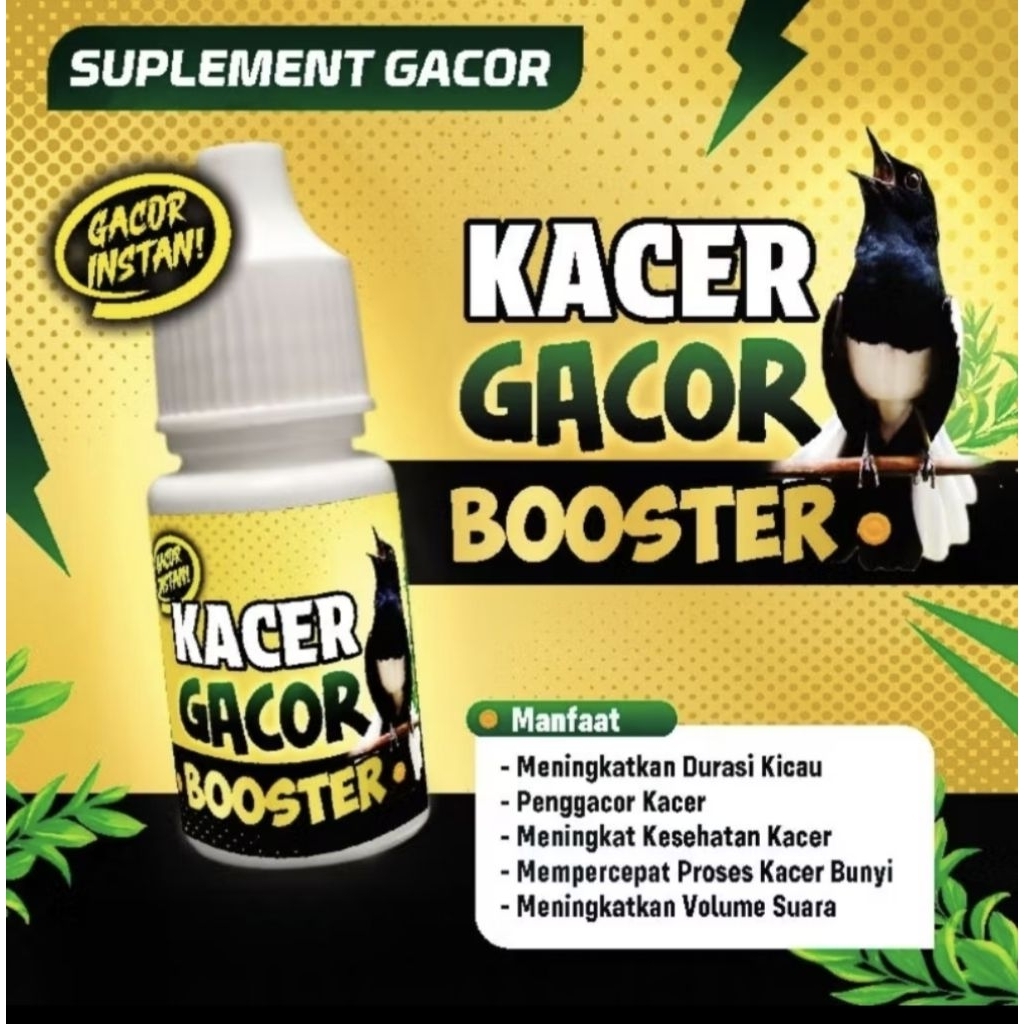 KACER GACOR BOOSTER VITAMIN BURUNG KACER JUARA METABOLISME DOSIS TINGGI BURUNG