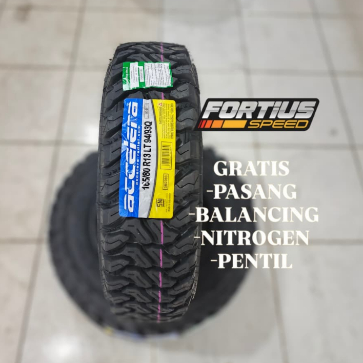 Ban mobil ACCELERA M/T ukuran 165 80 R13 carry pickup ban lapangan ring 13