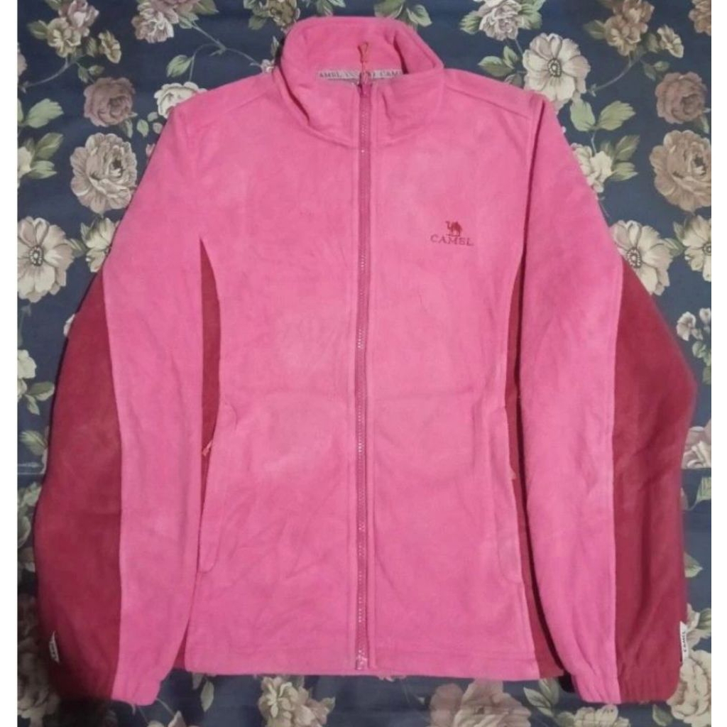 Jaket Sherpa Camel Pink