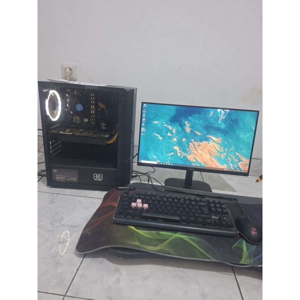 TERMURAH Pc Murah Pc Gaming Pc Fullset Pc Rakitan Editing core i3 gen 9 Gtx 1060 ddr5 no gtx 1660 su