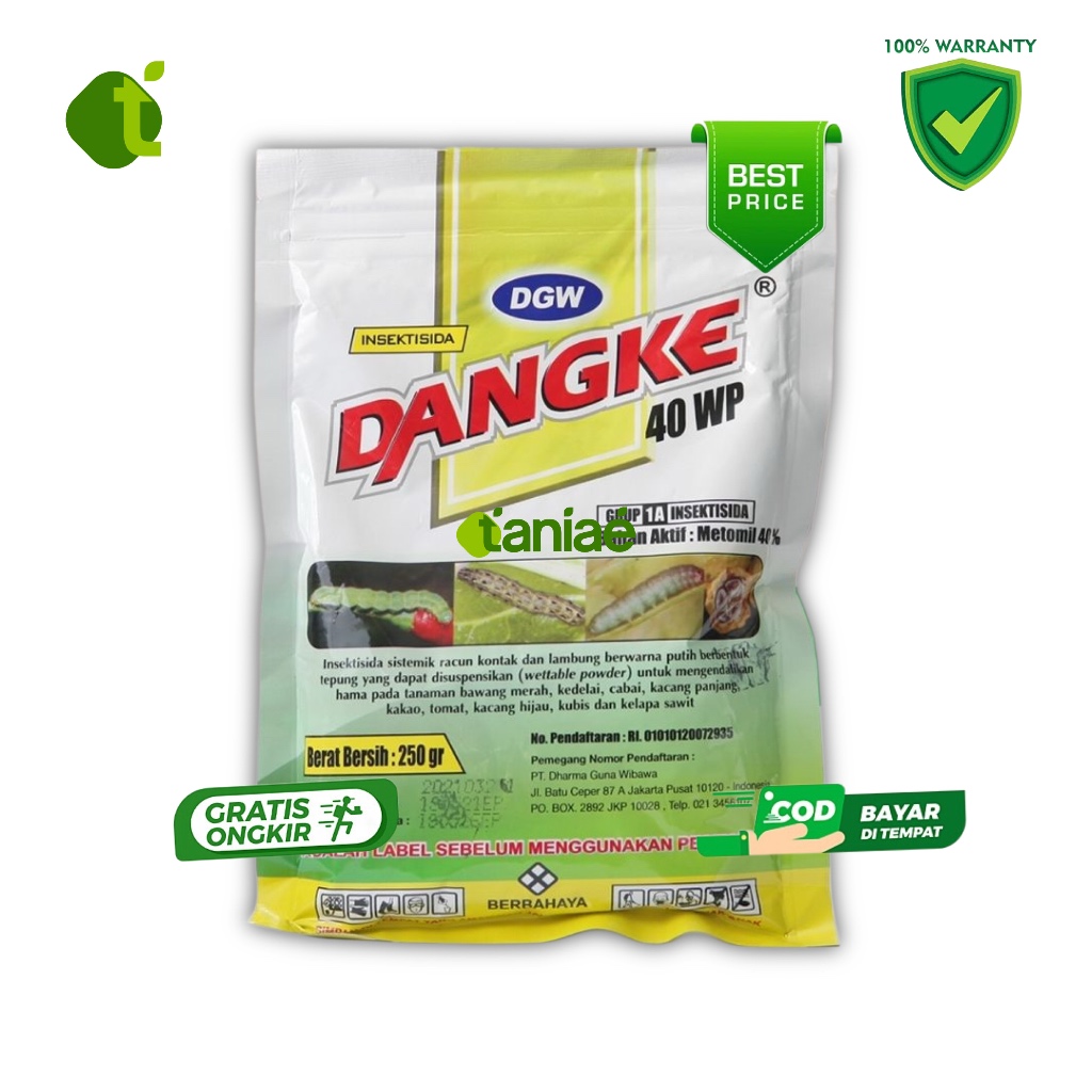 INSEKTISIDA - DANGKE 40 WP - 250 GR - Metomil - DGW integrate endure prevathon