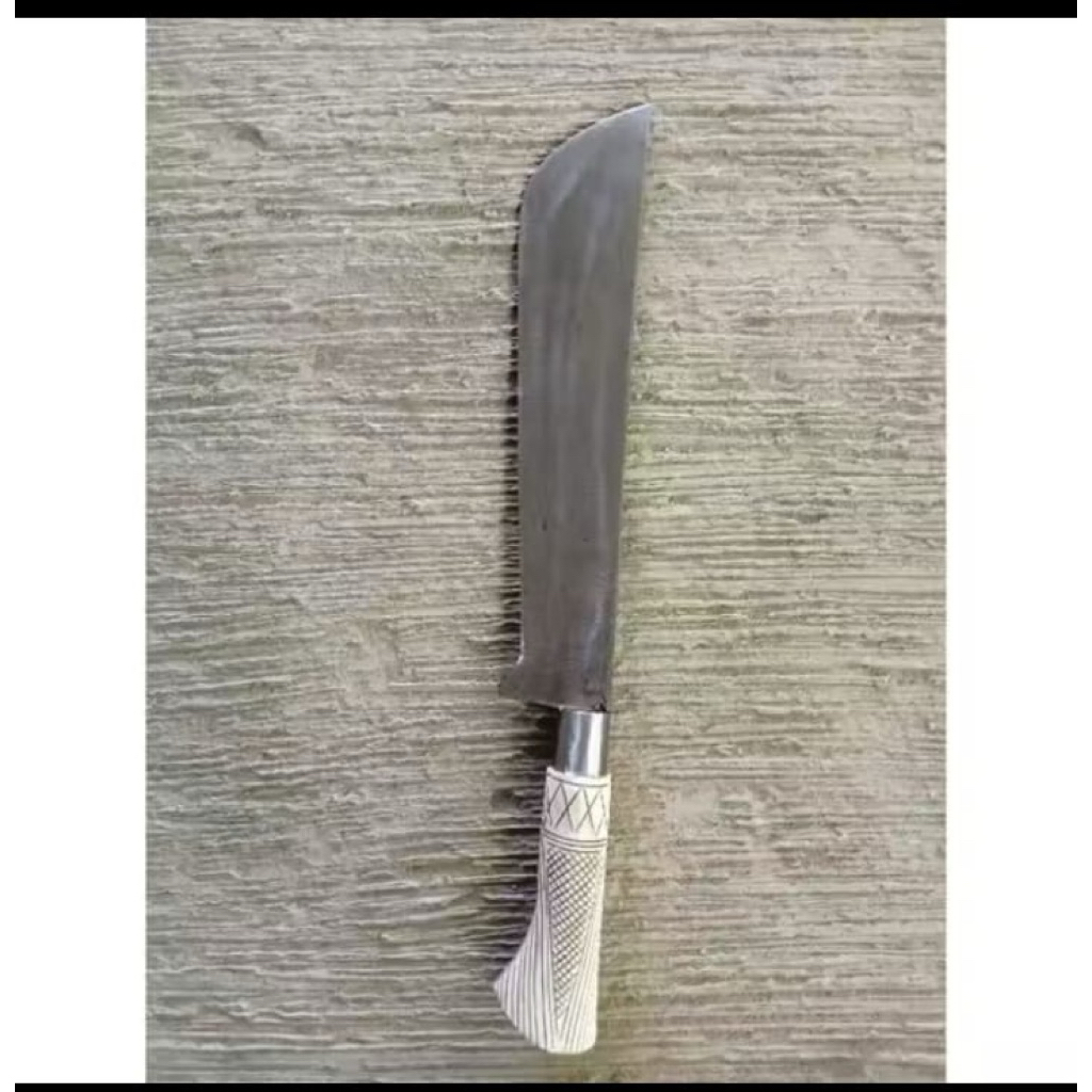 Golok Khas Madura Bahan Baja Asli Gagang Ukir