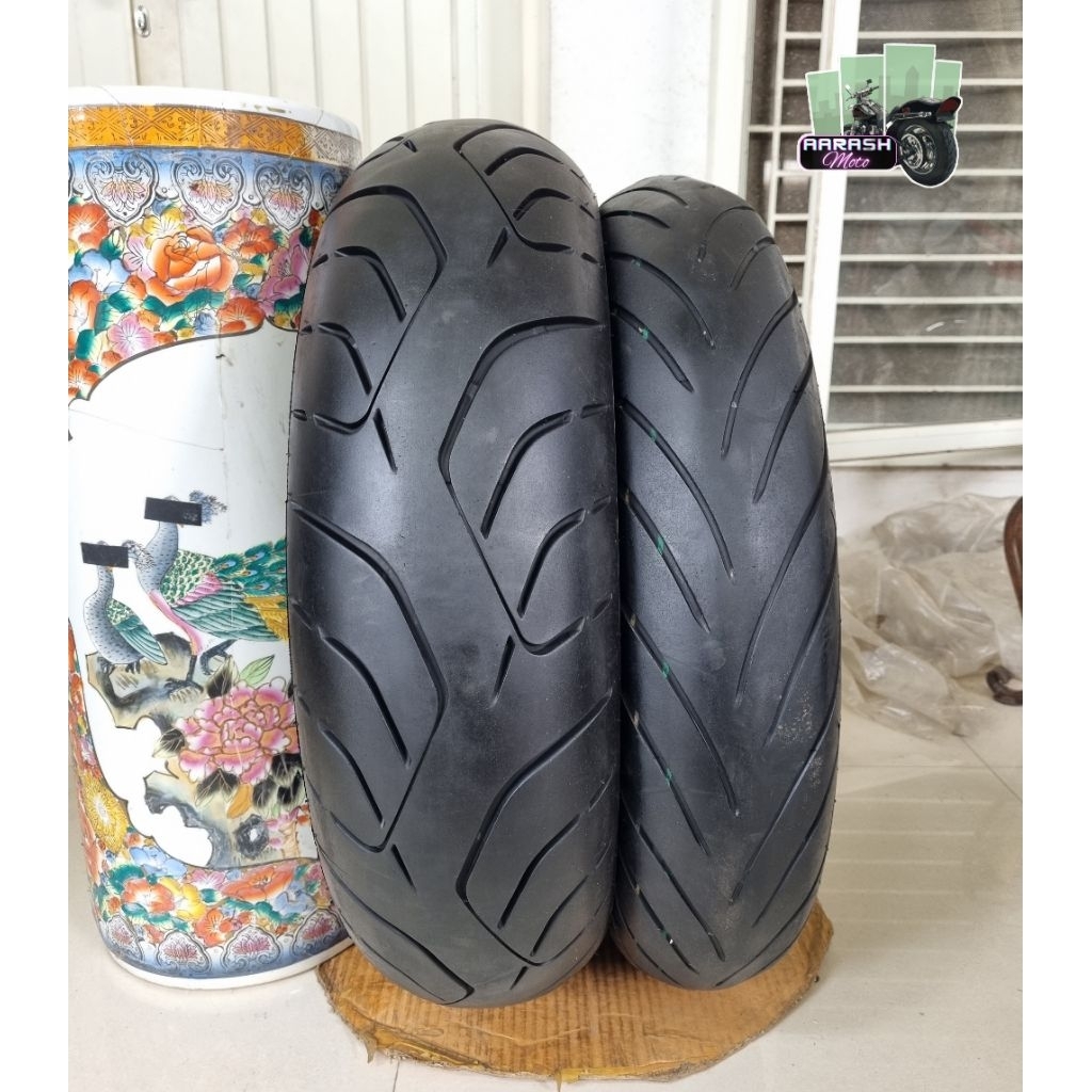 ban sepasang dunlop roadsmart 120/70 160/60 ring 17 s22 not power road moge