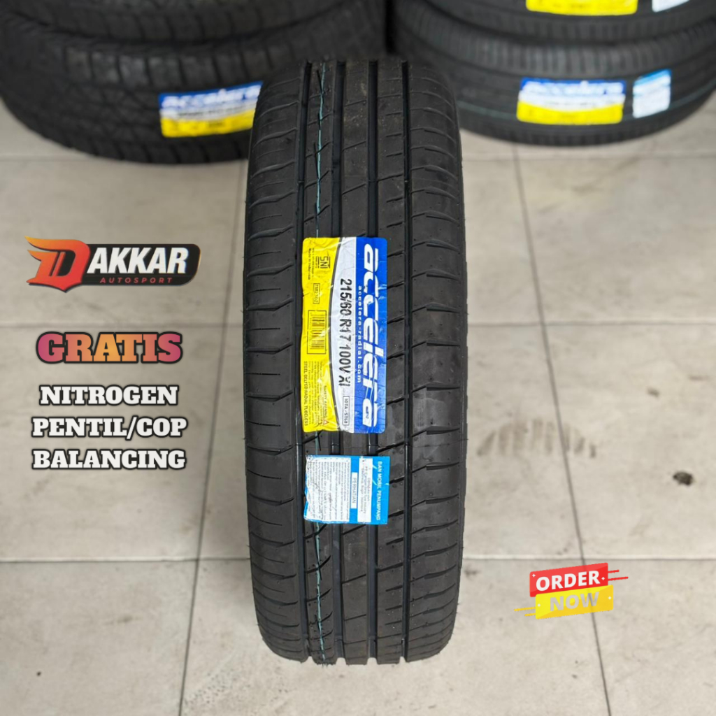 Ban Accelera Iota St68 215 60 R17 Tubless Ban Mobil Empuk R17 215/60 Standart Mobil Rush R17