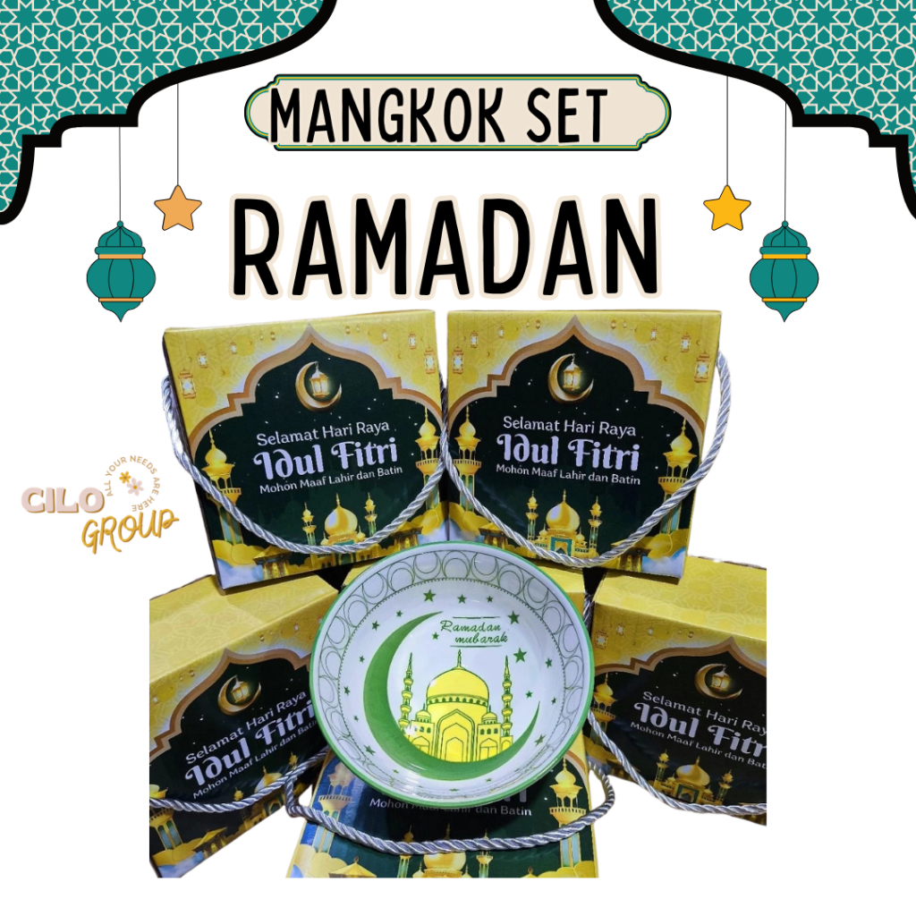 Hampers Lebaran Idul Fitri Mangkok Set / Mangkok Set Idul Fitri Premium / Hampers Cantik Mangkok