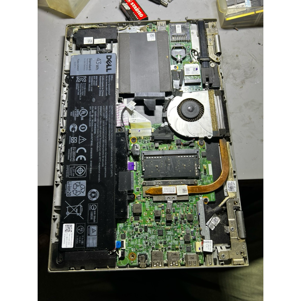 mainboard dell 13 7000 i5 gen 6 normal