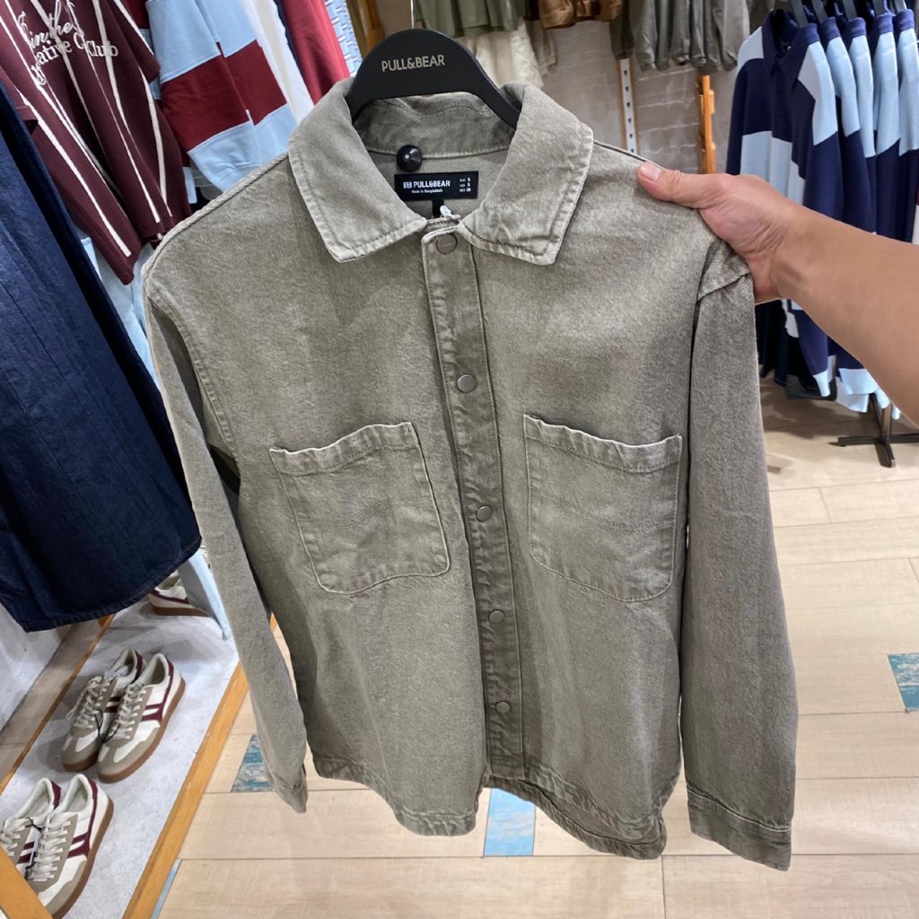 Jastipp. Kemeja Denim Outwear Pull&Bear (Man)