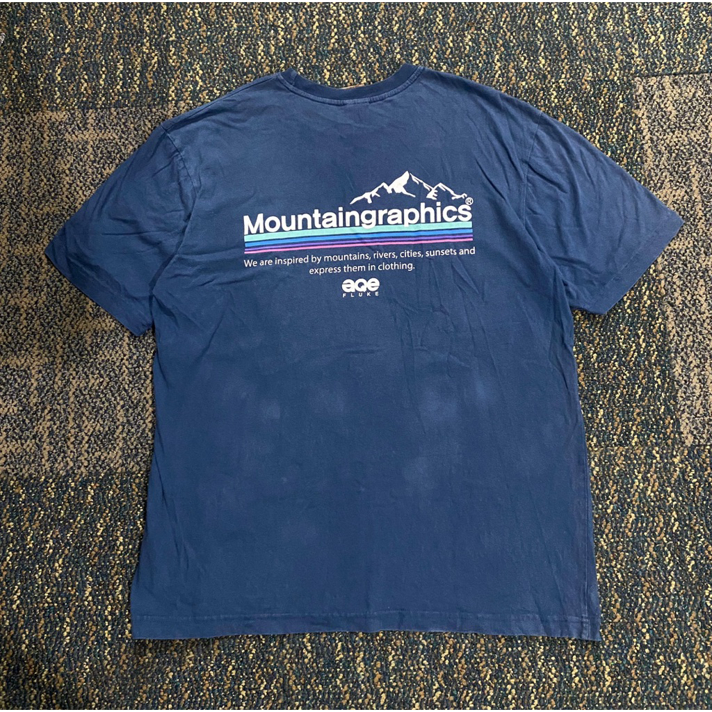 Preloved Fluke Adventure Series Blue Tshirts