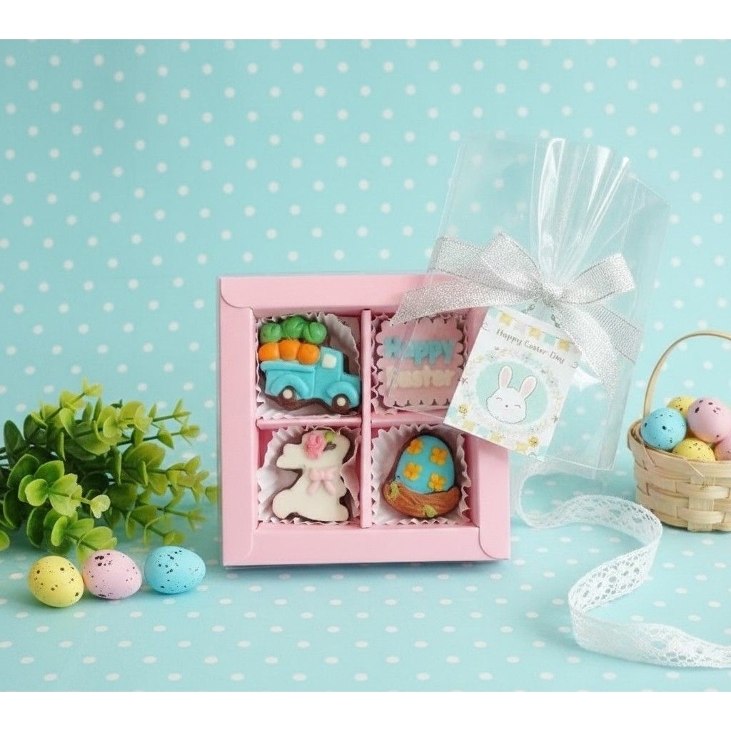 cokelat premium isi 4 souvenir paskah