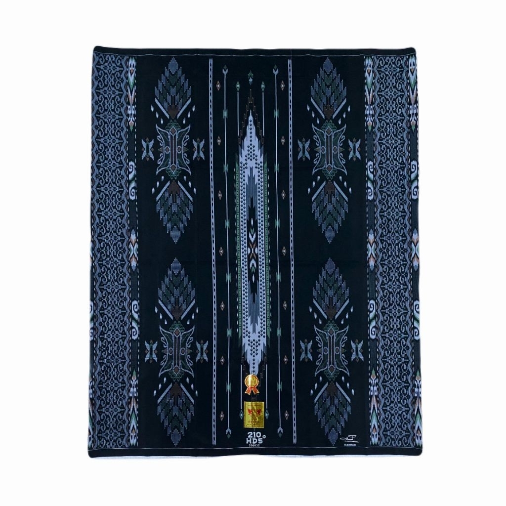 Sarung Pria Dewasa Merk HDS Hitam Polos Motif Butterfly / Sarung HDS Hitam Polos / Sarung Samarinda 