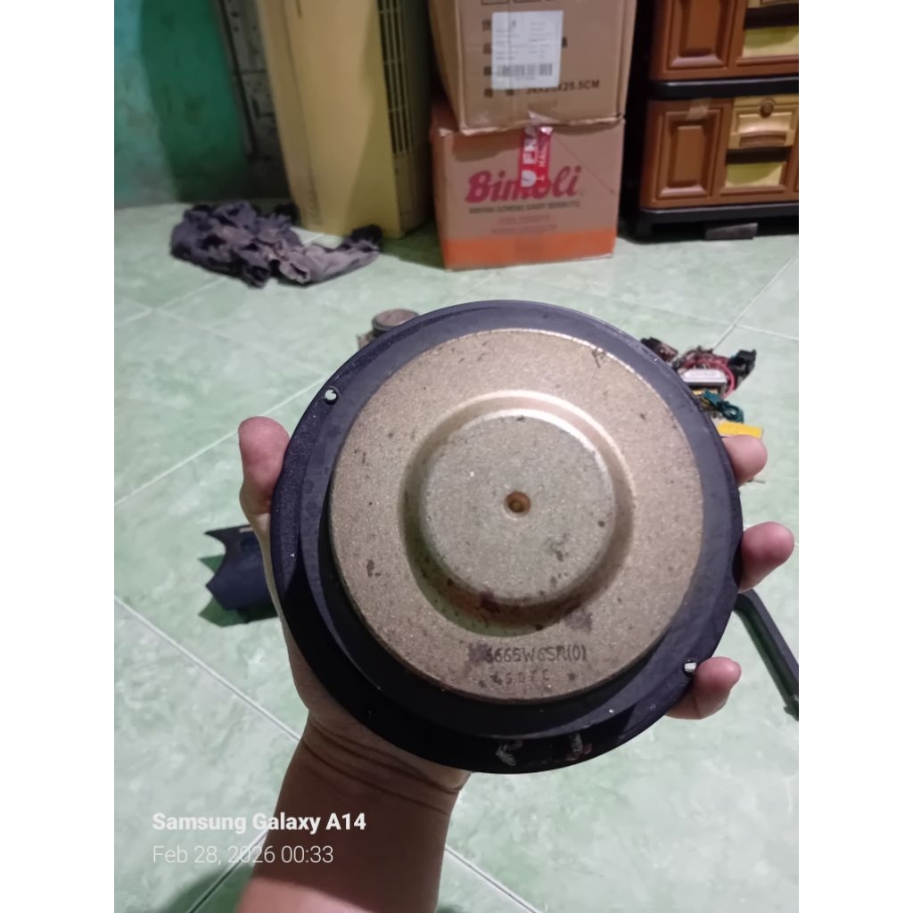 Speaker 6 inch maghnet besar copotan polytron second