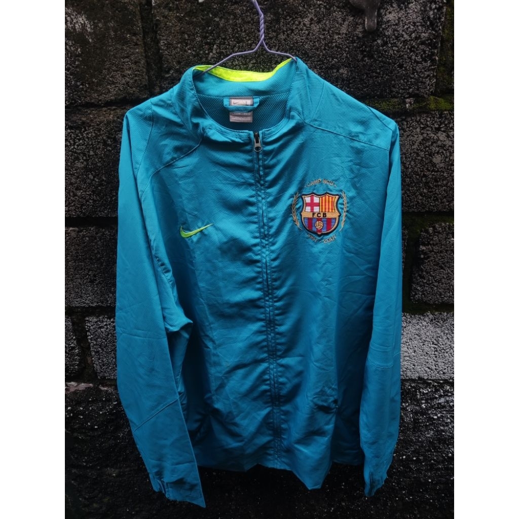 nik* fc barcelona 2007/08 tracktop training jacket vintage original