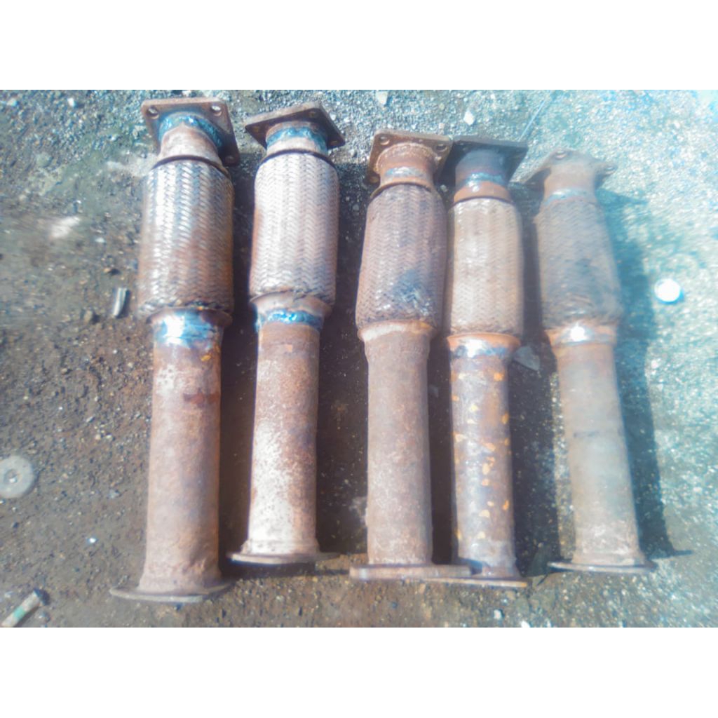 kenalpot fleksibel canter turbo original bagus