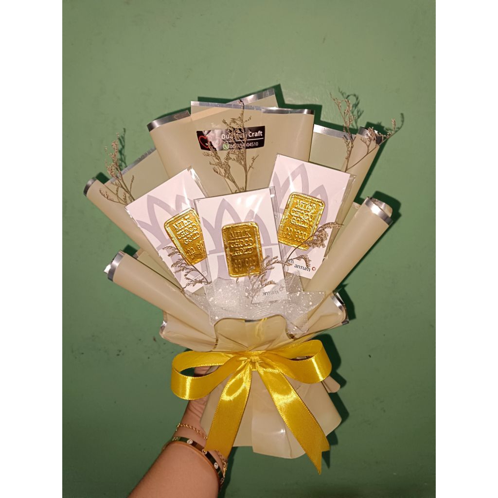 buket coklat antum, buket mini,