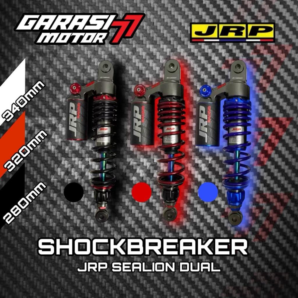[LIMITED] JRP - Shockbreaker Belakang Sealion Series Double Tabung Dual Klik
